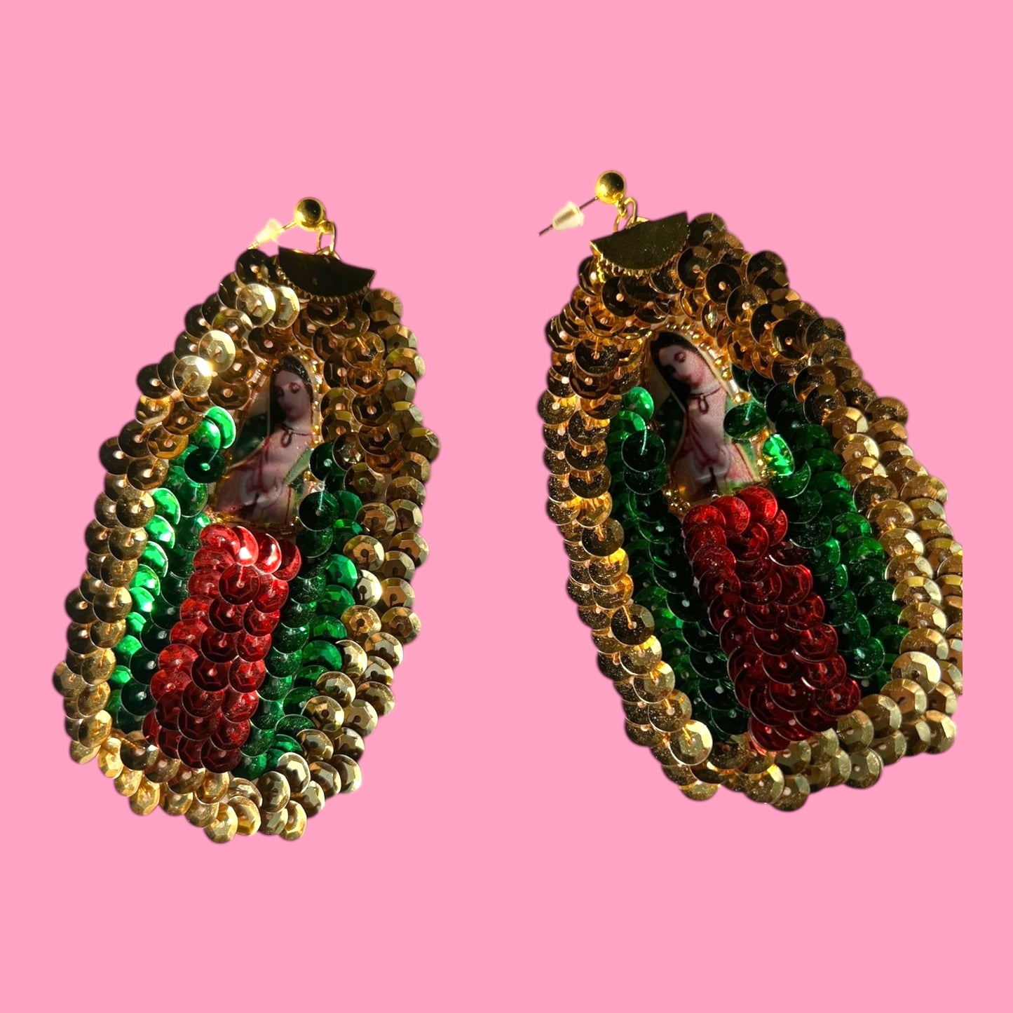 Virgencita Sequin Earrings