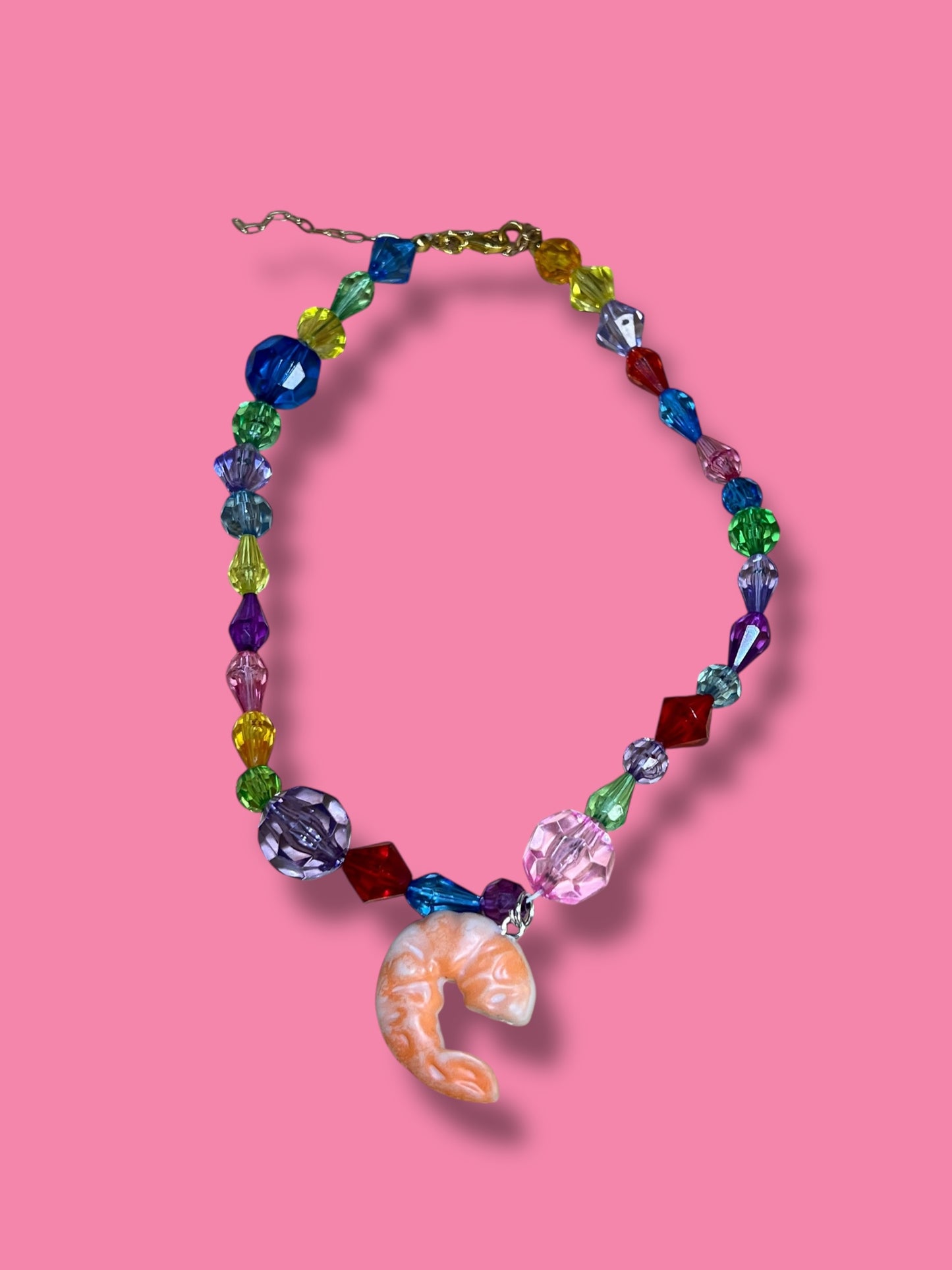 Shrimp Beaded Necklace