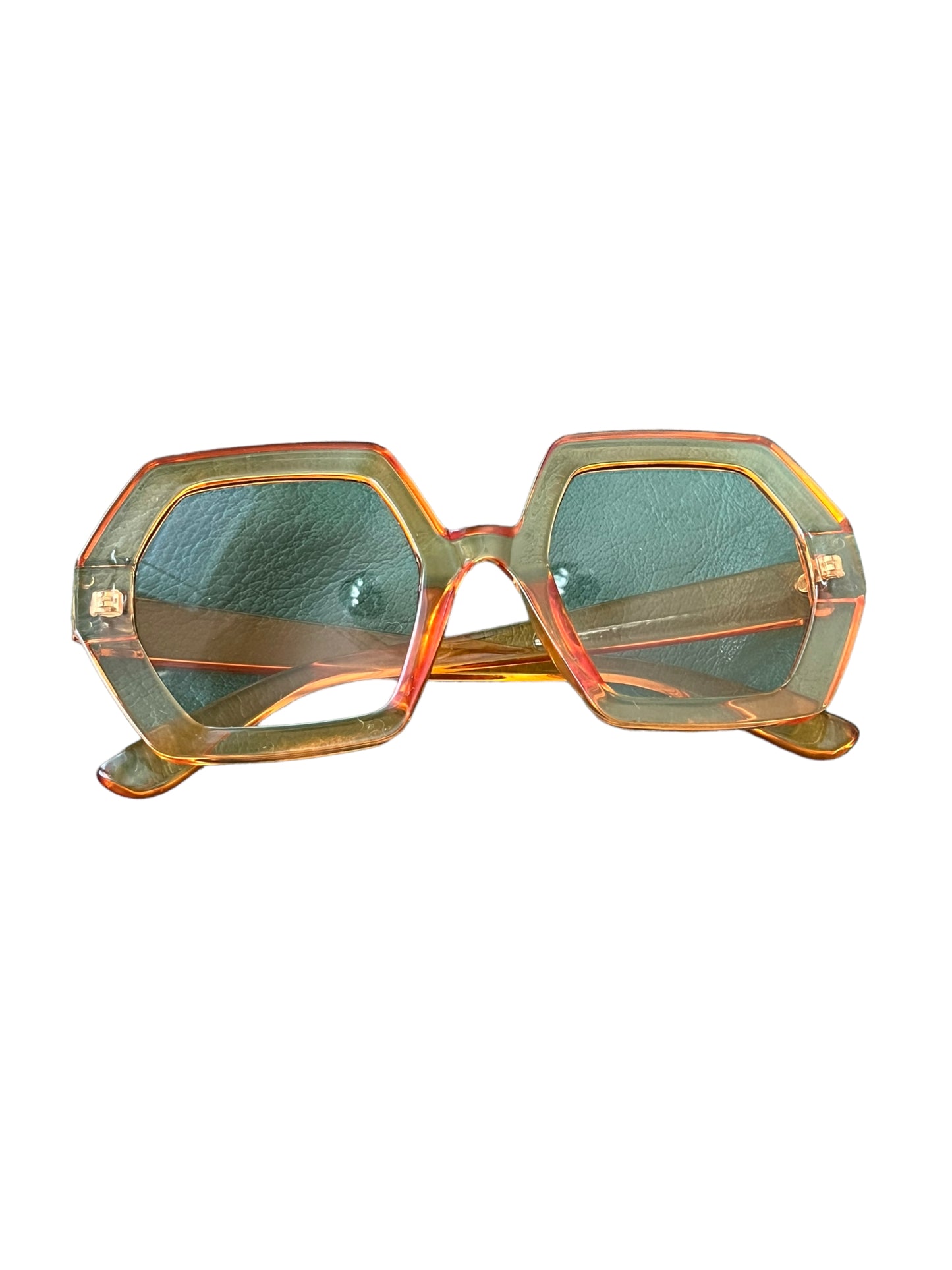 Oversized Orange Sunglasses