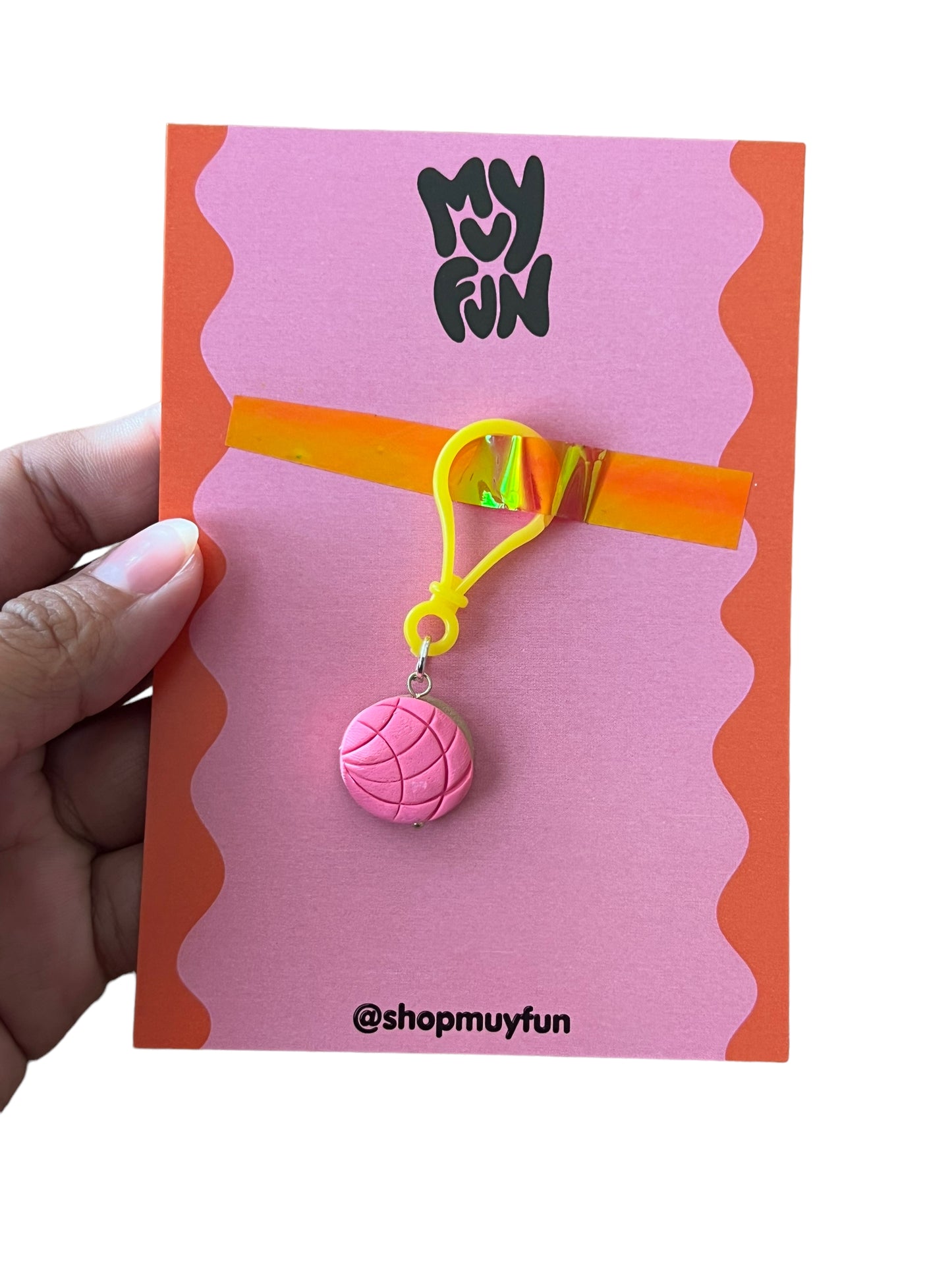 Pink Concha Charm Small/Large