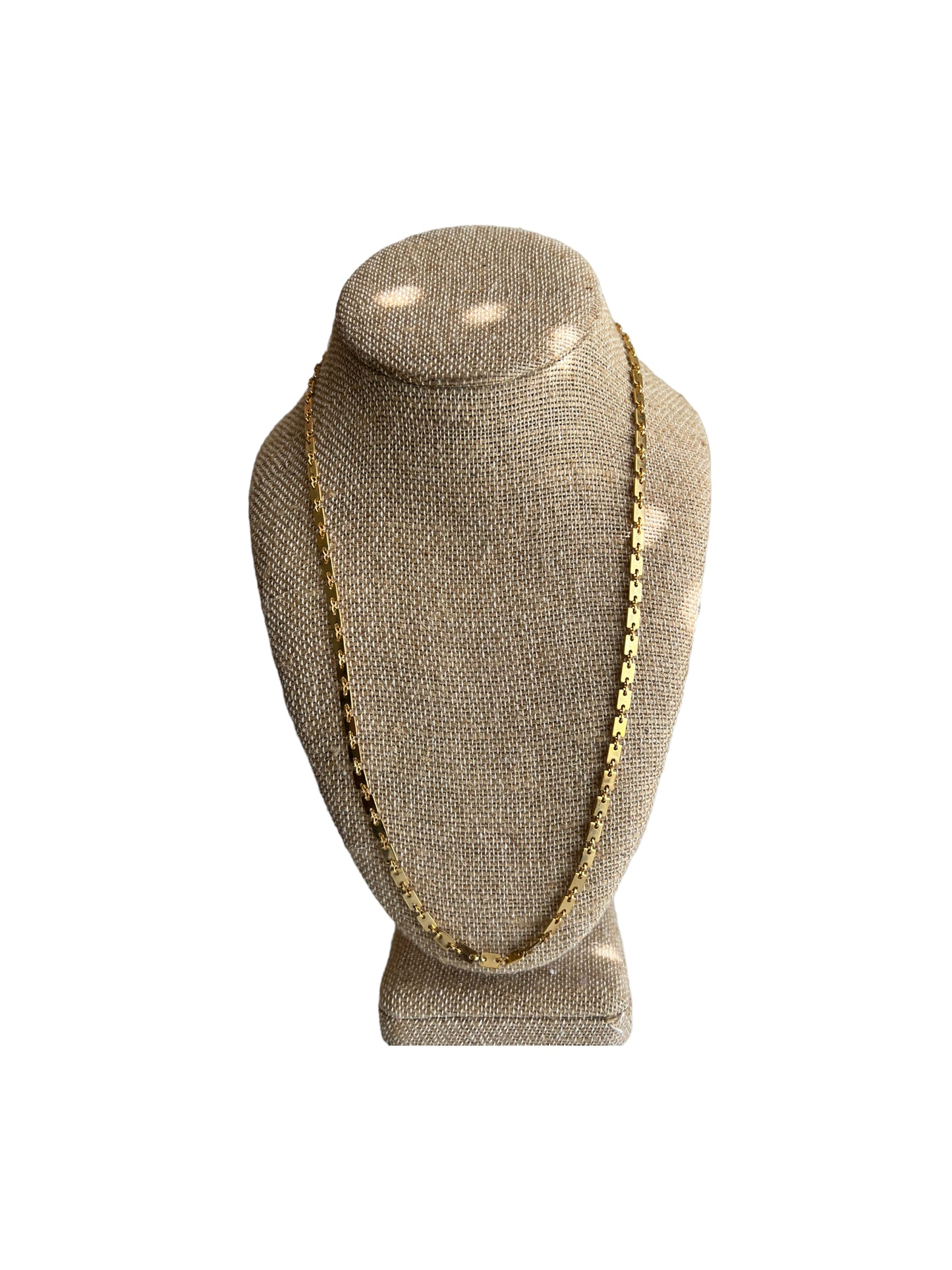 Rectangle Link Chain Necklace