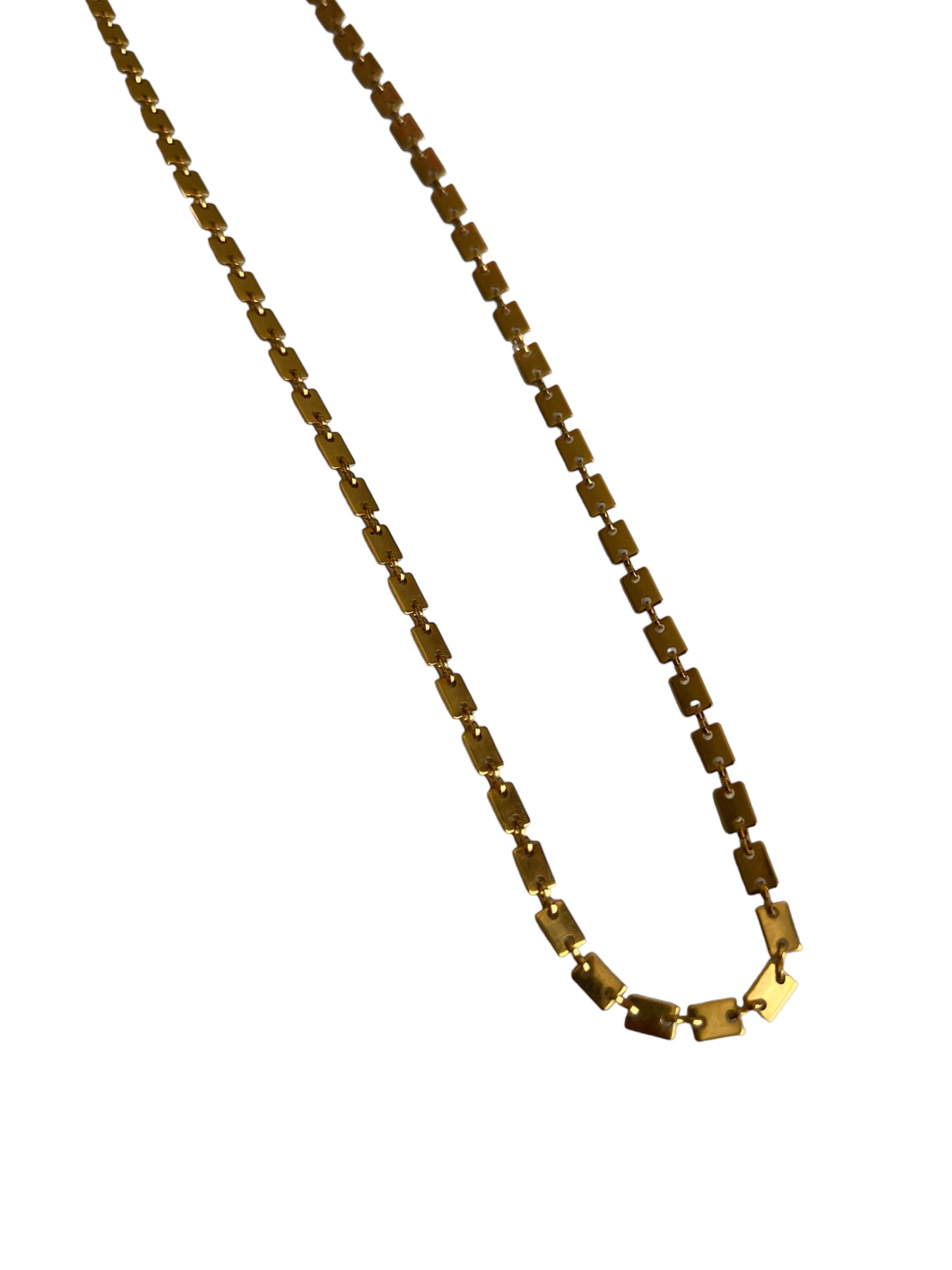 Rectangle Link Chain Necklace