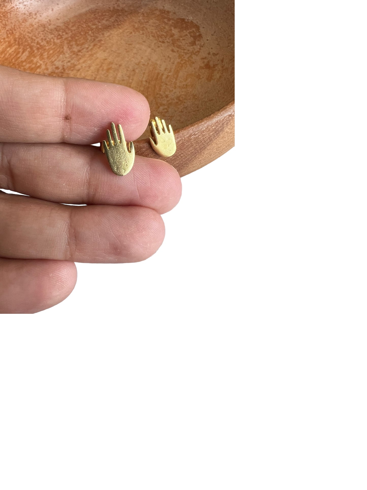 Hand Stud Earrings