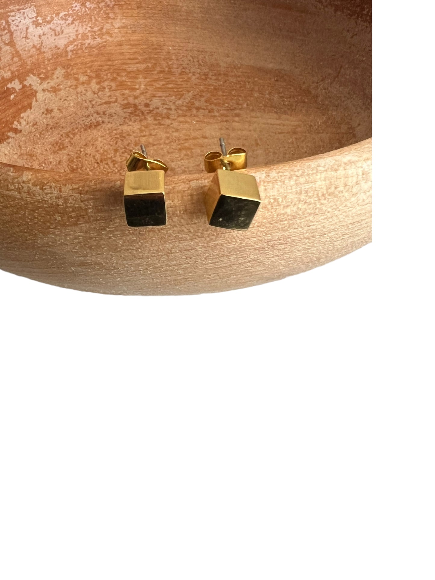 Cube Stud Earrings