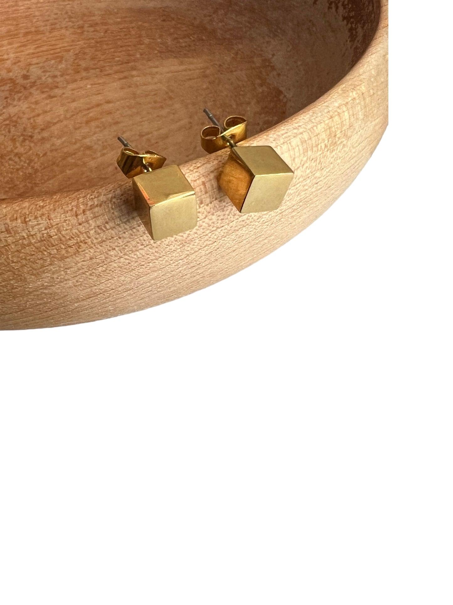 Cube Stud Earrings