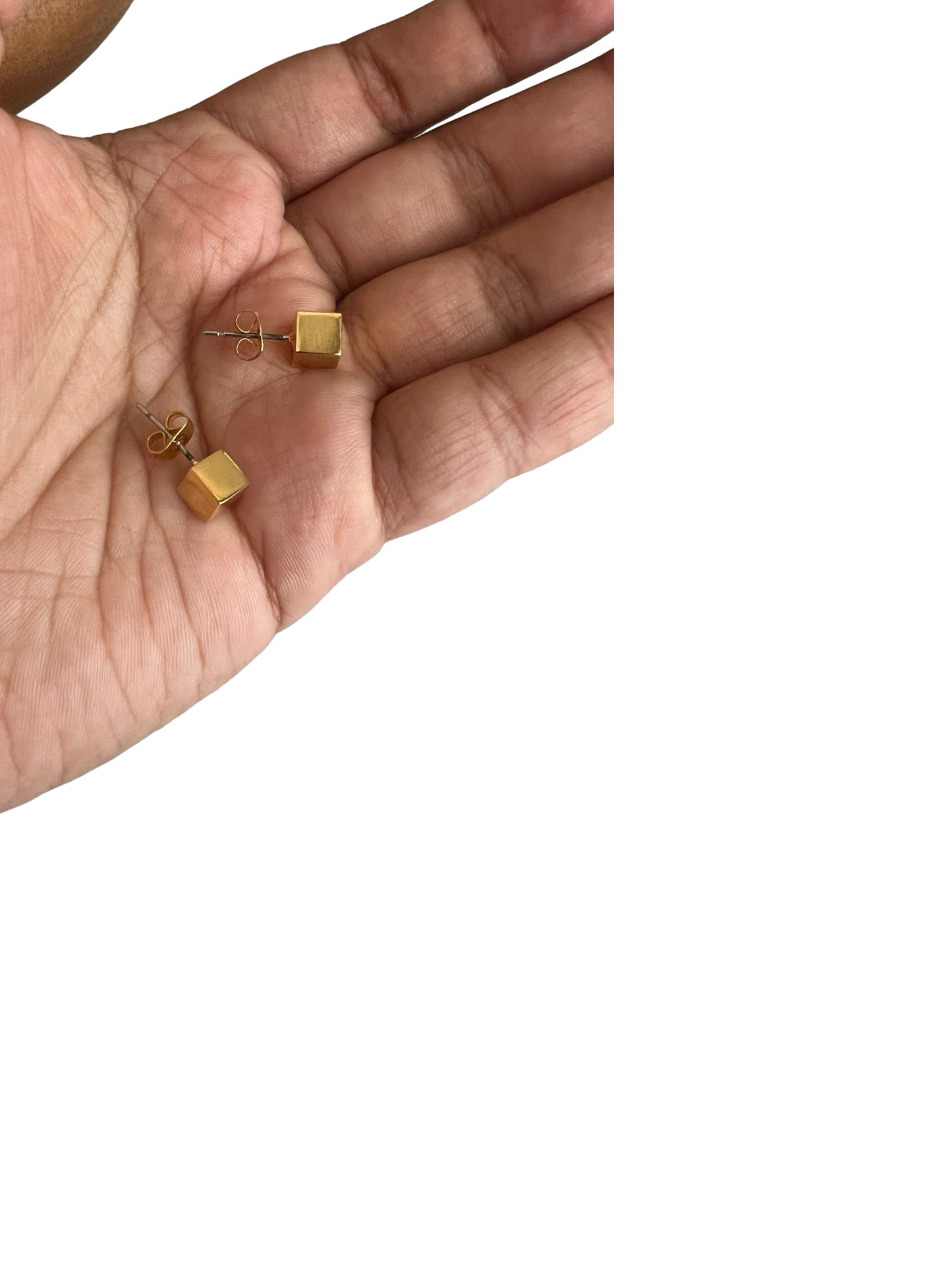 Cube Stud Earrings