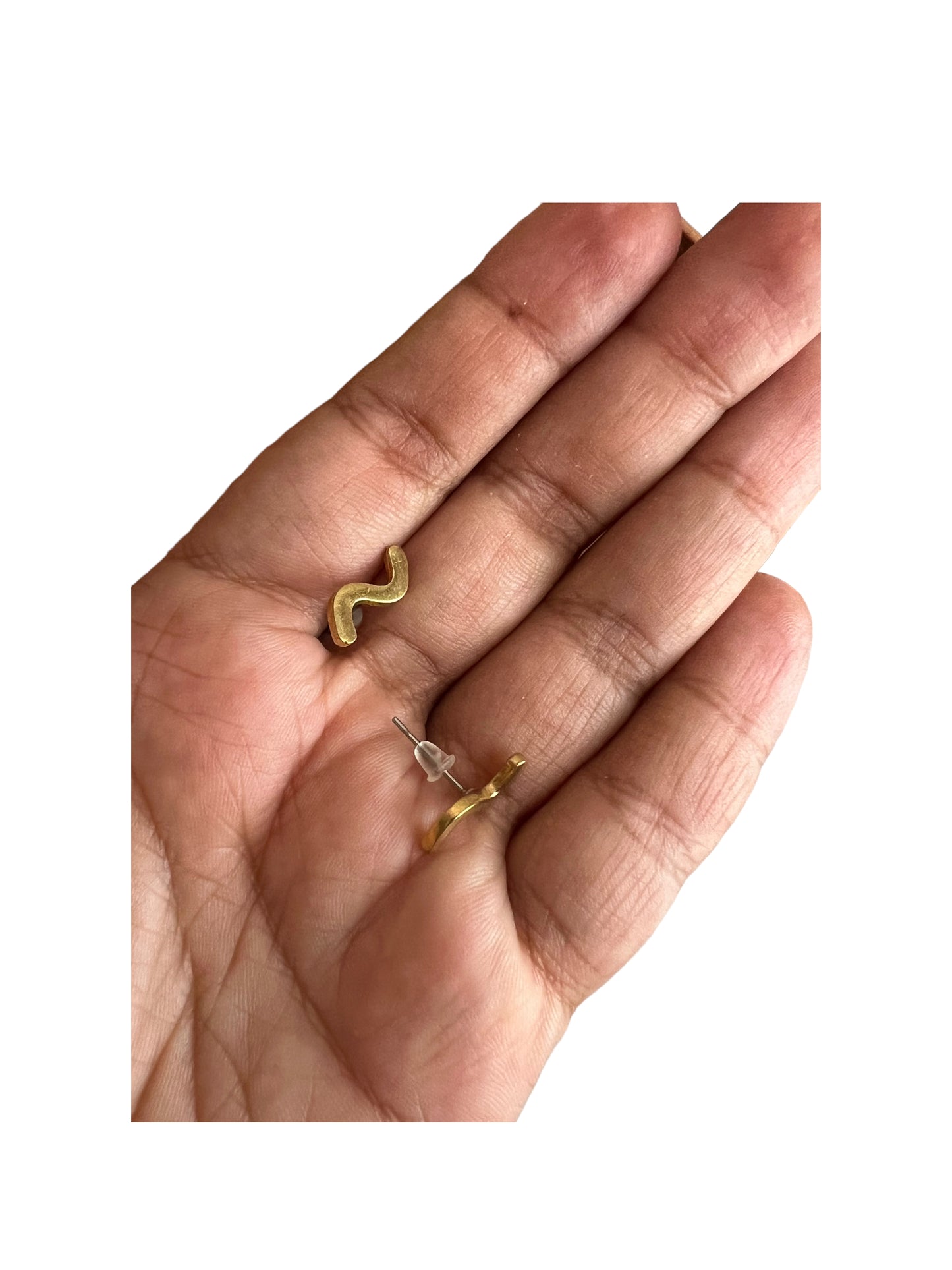Squiggle Stud Earrings