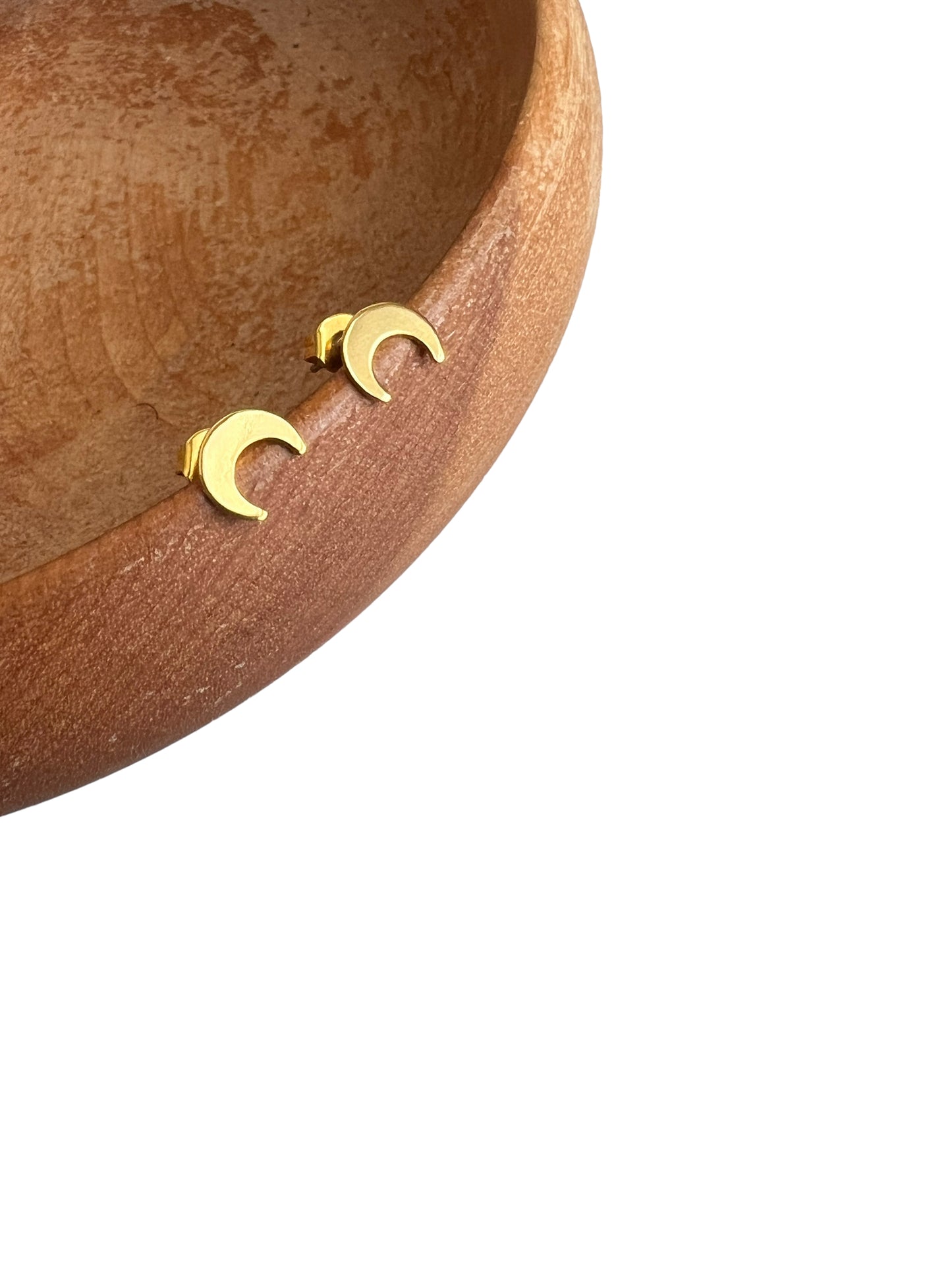 Moon Stud Earrings