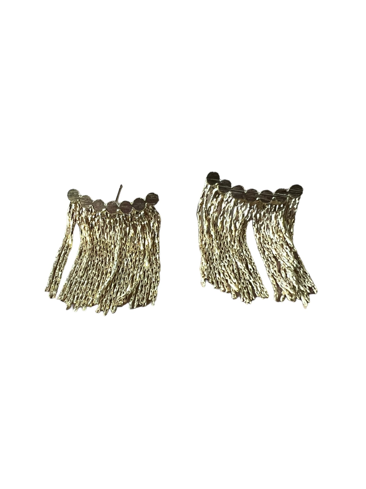 Gold Fringe Earrings
