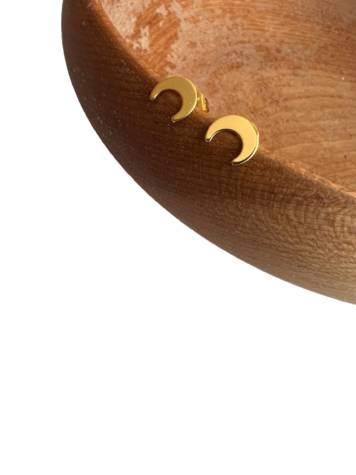 Moon Stud Earrings