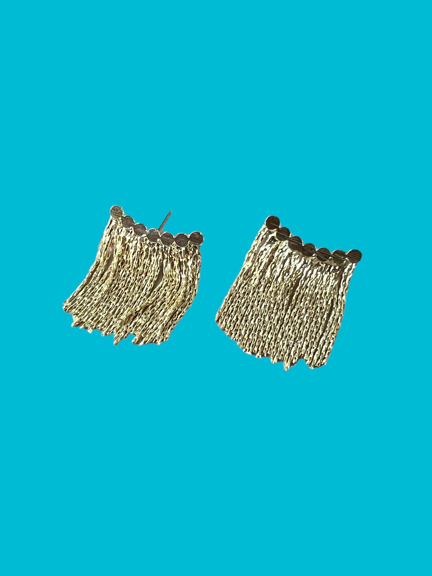 Gold Fringe Earrings