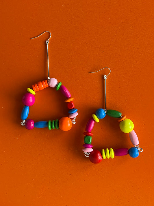 Rainbow Drop Dangle Earrings