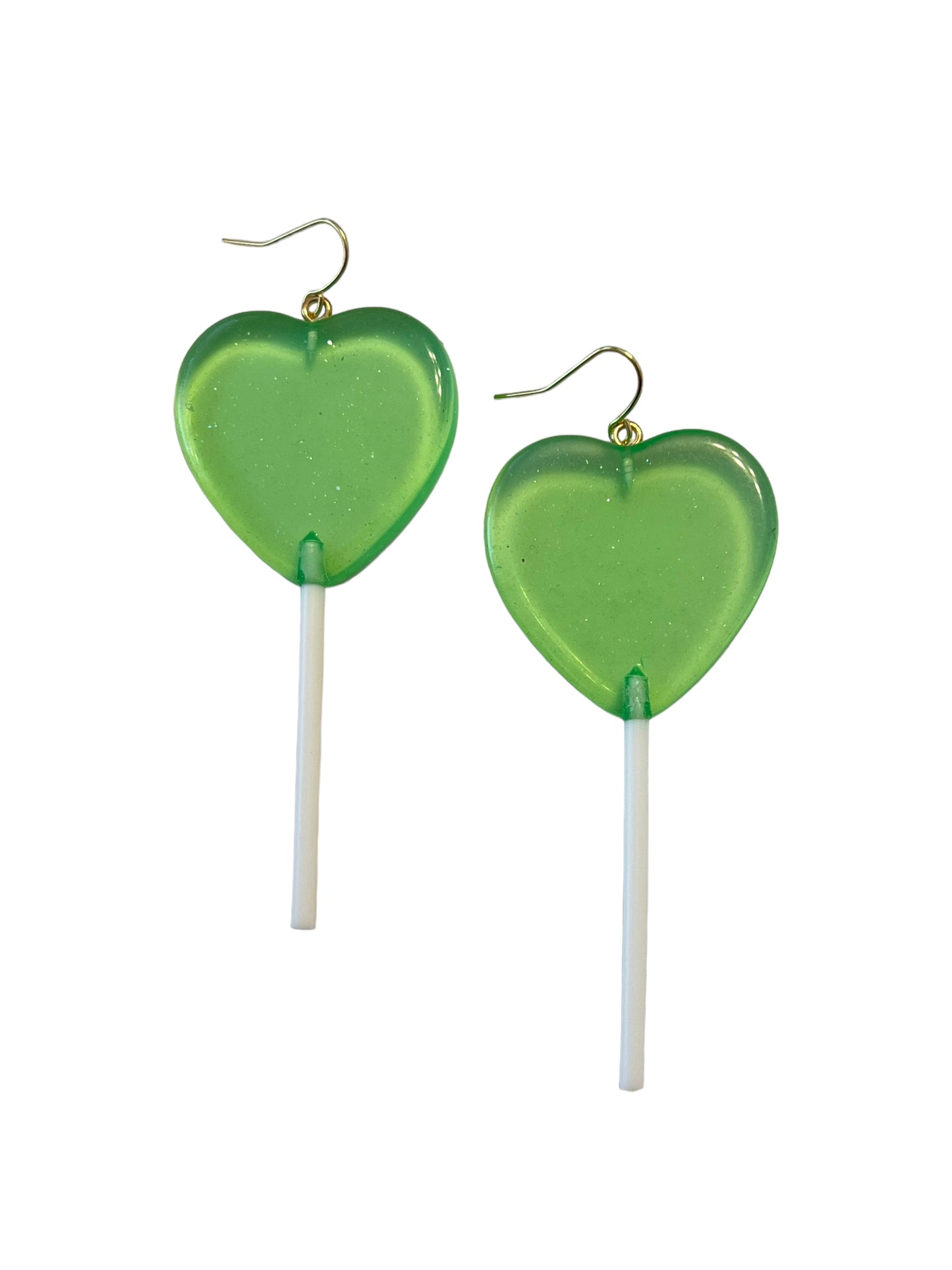 Lollipop Earrings (Lime)