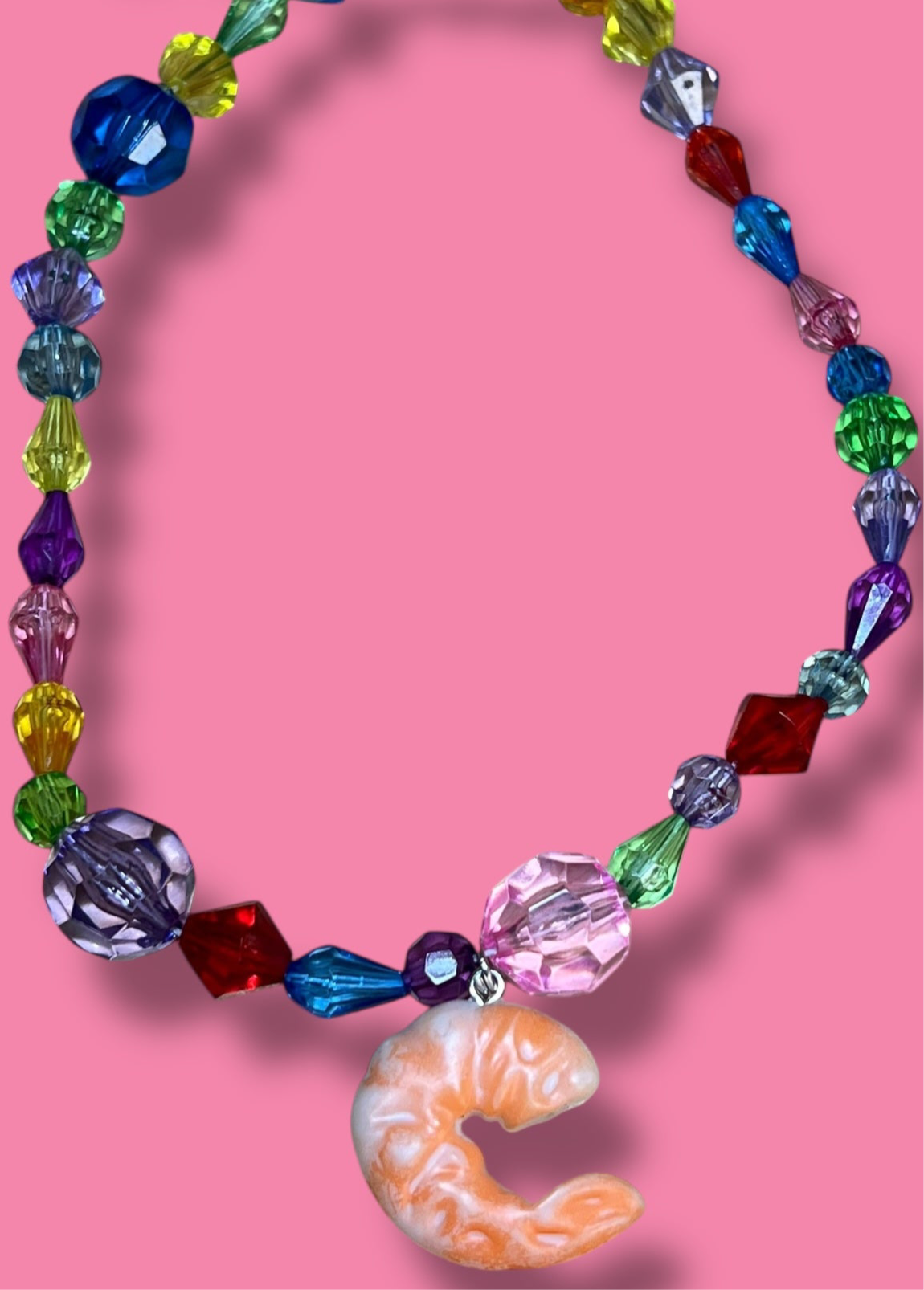 Shrimp Beaded Necklace