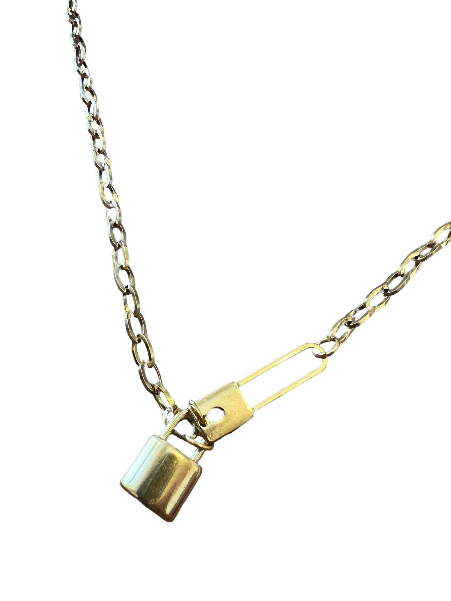 Lock Choker Necklace