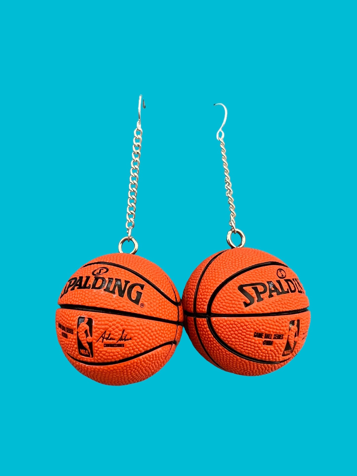 Basketball Dangle Earrings