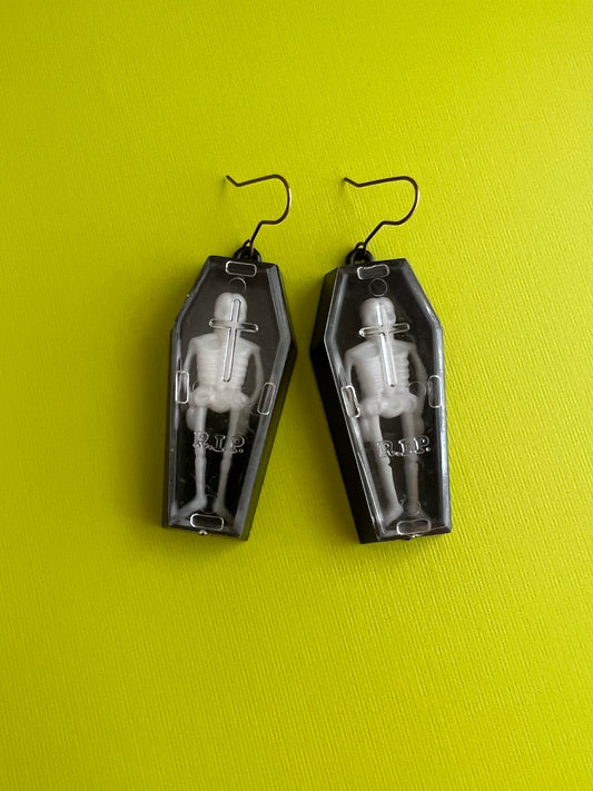 Coffin Earrings