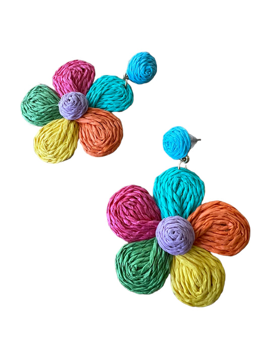 Bright Flower Stud Earrings