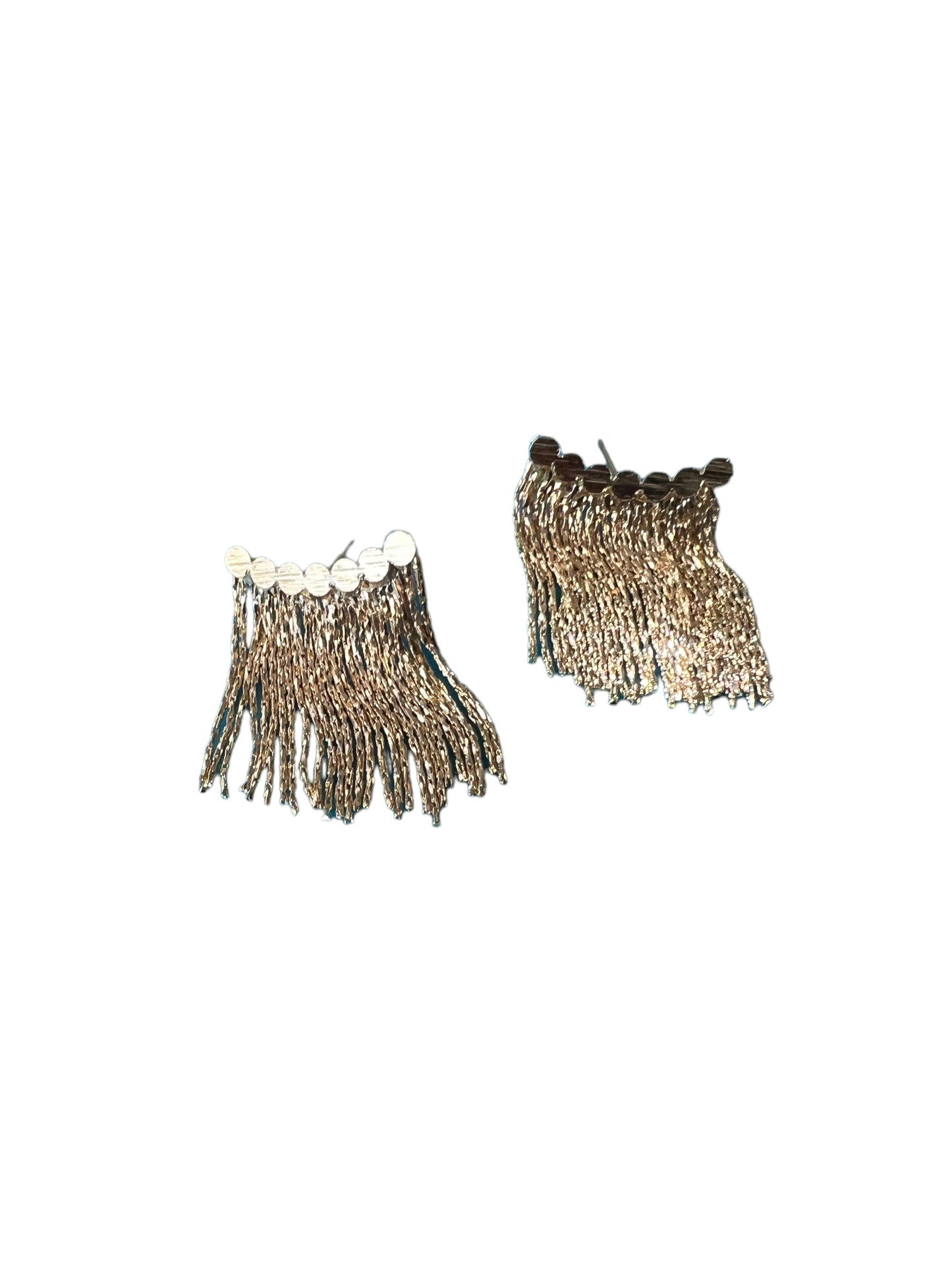 Gold Fringe Earrings