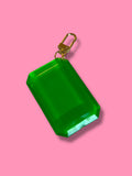 Biggie Lime Green Gem Charm