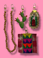 Bag Charm Pack with Beaded Bag Chain