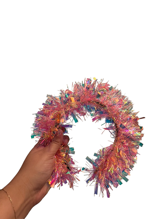 Fluffy Pink Lemonade Headband